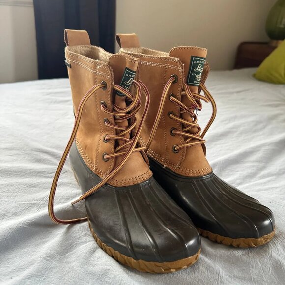 G H Bass Shoes - G.H Bass & Co Waterproof Leather Snow Boots